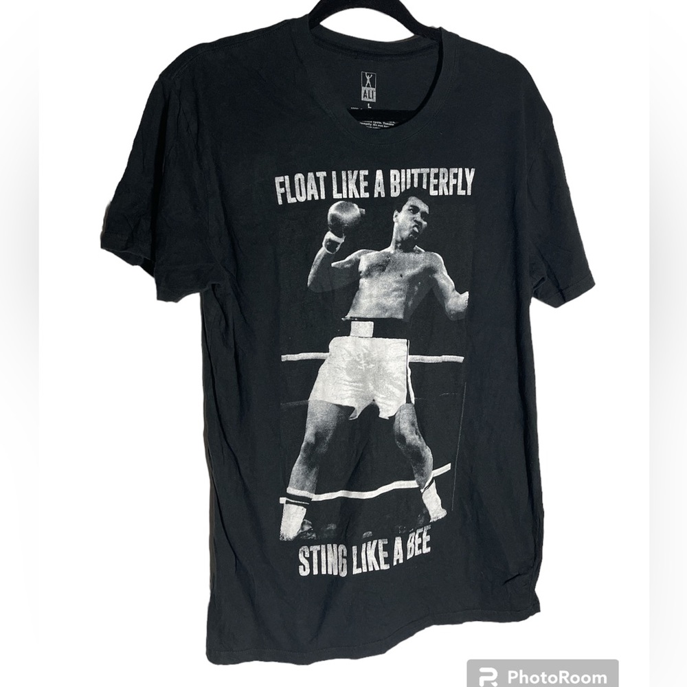 Muhammed Ali Float Like A Butterfly Sting Like A Bee Shirt Large